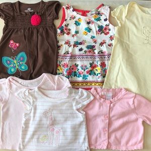 Lot of Newborn to 3-6 Months Old Baby Girl Clothes